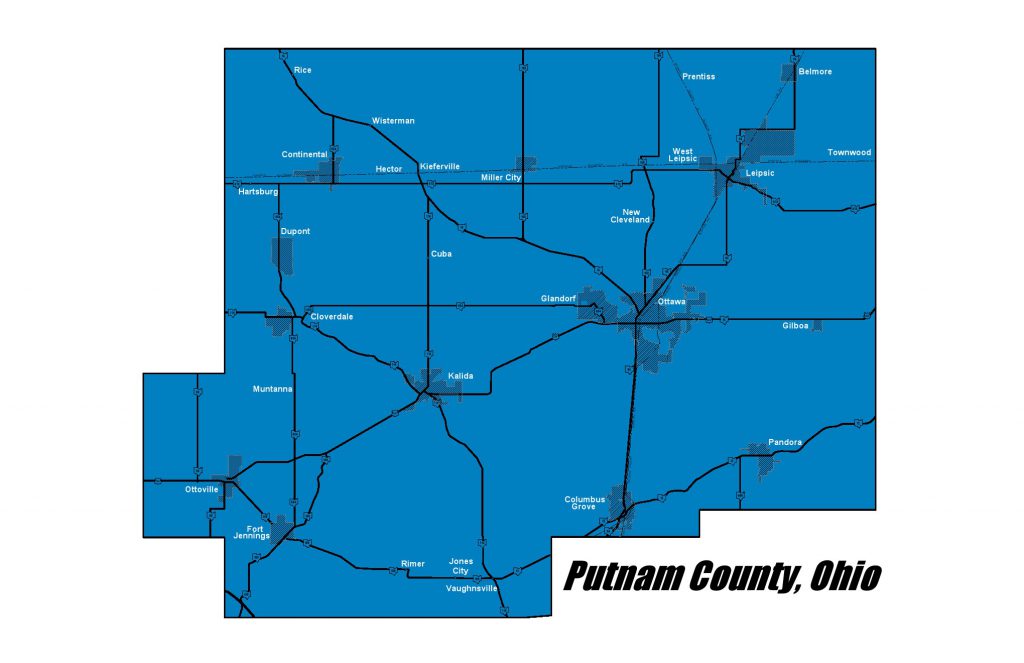 Putnam county map 